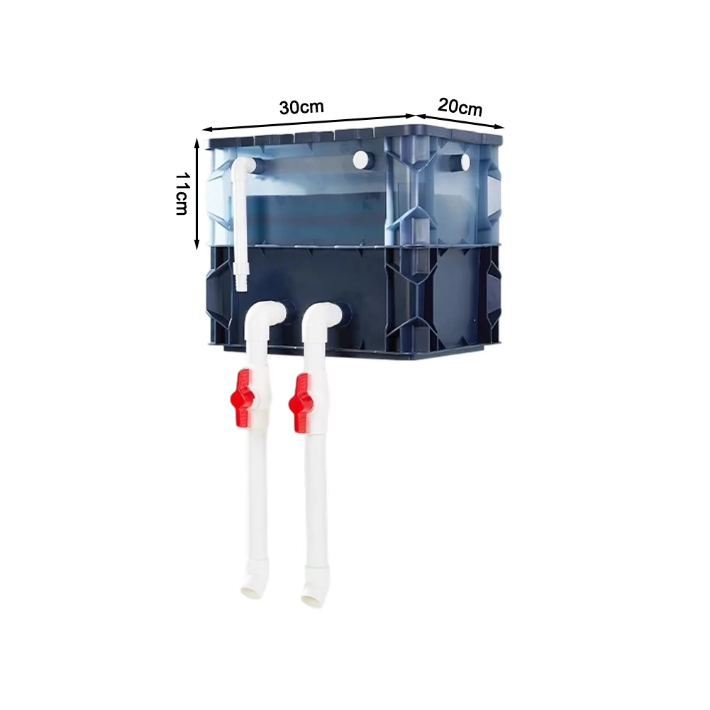 /Aquarium /Filter /Turnover Box 2 Layers Water Circulation External Filter Bucket PP Plastic For Fish Tank For Koi Pond Turtle S