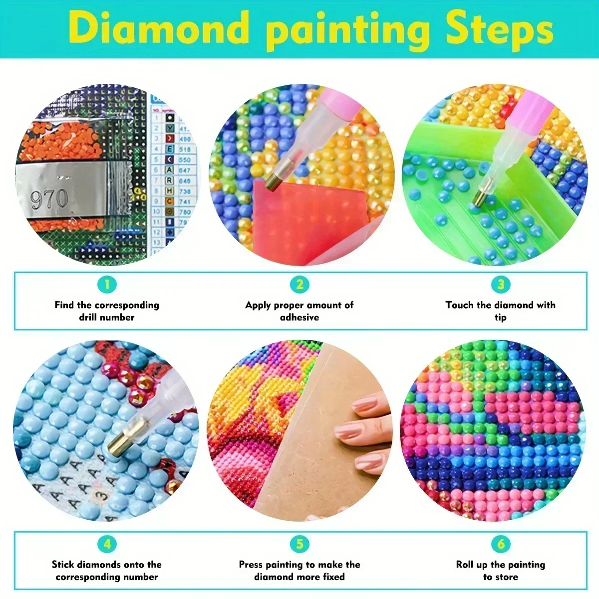 MINISO DIY الماس الفن اللوحة مجموعات مجردة عشاق الإرهاب بطاقة التارو الشمس القمر برج التطريز فسيفساء عبر غرزة #2