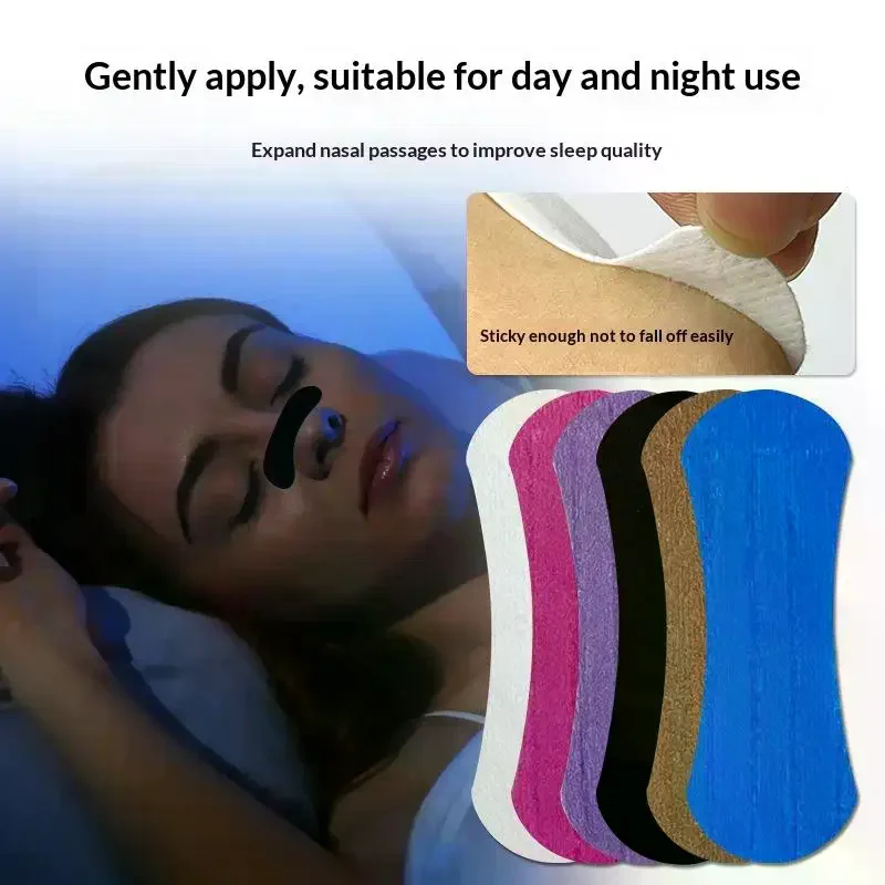 Anti Snoring Nose Strips for Breathing Correction Physical Expansion Breathable Nasal Patch Better Sleep Anti-Snoring 30Pcs