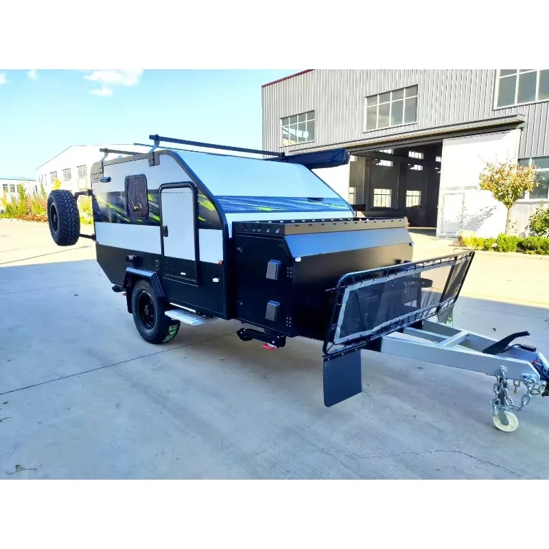 Small Mini Standard caravan Travel Trailer Portable Off-road Camper Trailer Customized