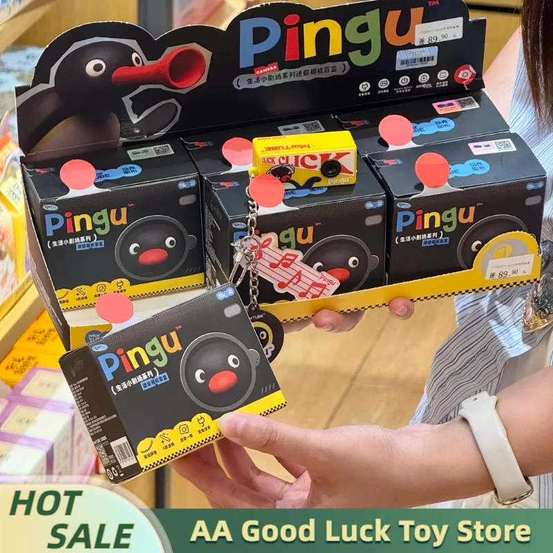 Martube Pingu Penguin Blind Box Mini Camera Mystery Box Cute Ccd Camera Keychain Pendant Birthday Gift For Women Graduation Gift view 2