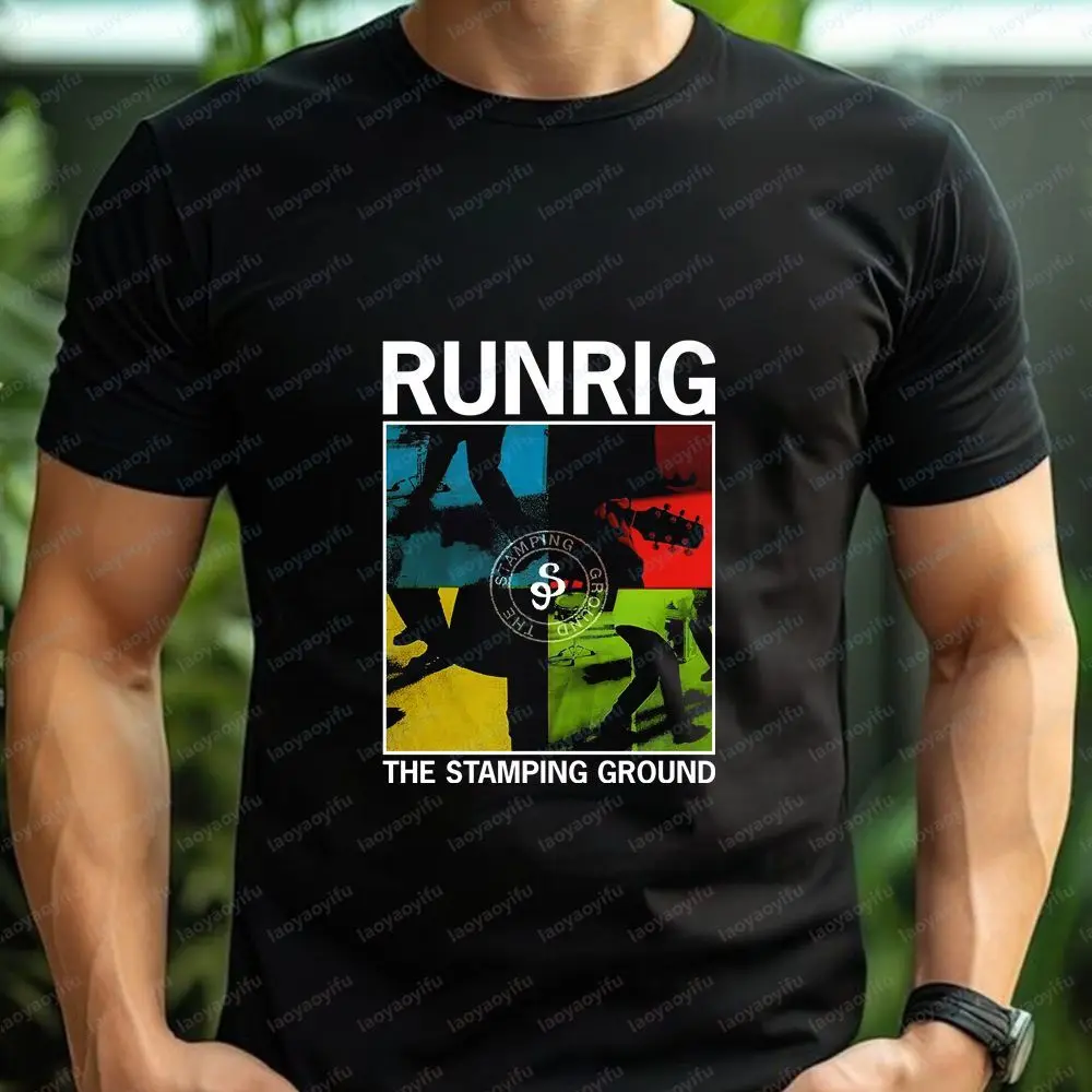 RUNRIG - Retro Pirated Style Casual Fashionable Unisex Classic Short-sleeved T-shirt Suitable for Both Men and Women
