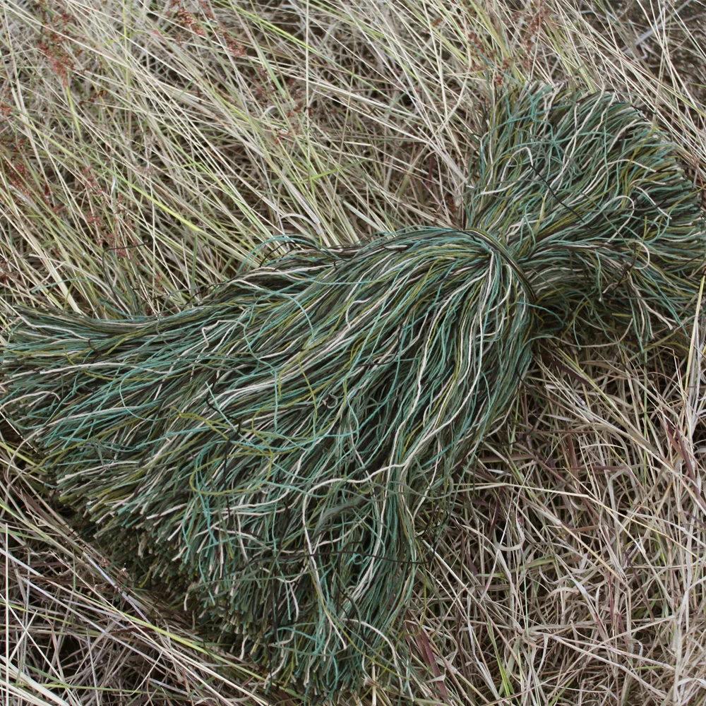 VULPO-Camuflagem Serapilheira Fios, DIY Caça Suit, Ghillie Reparação Fios Especiais, Desert Woodland, Rosca sintética