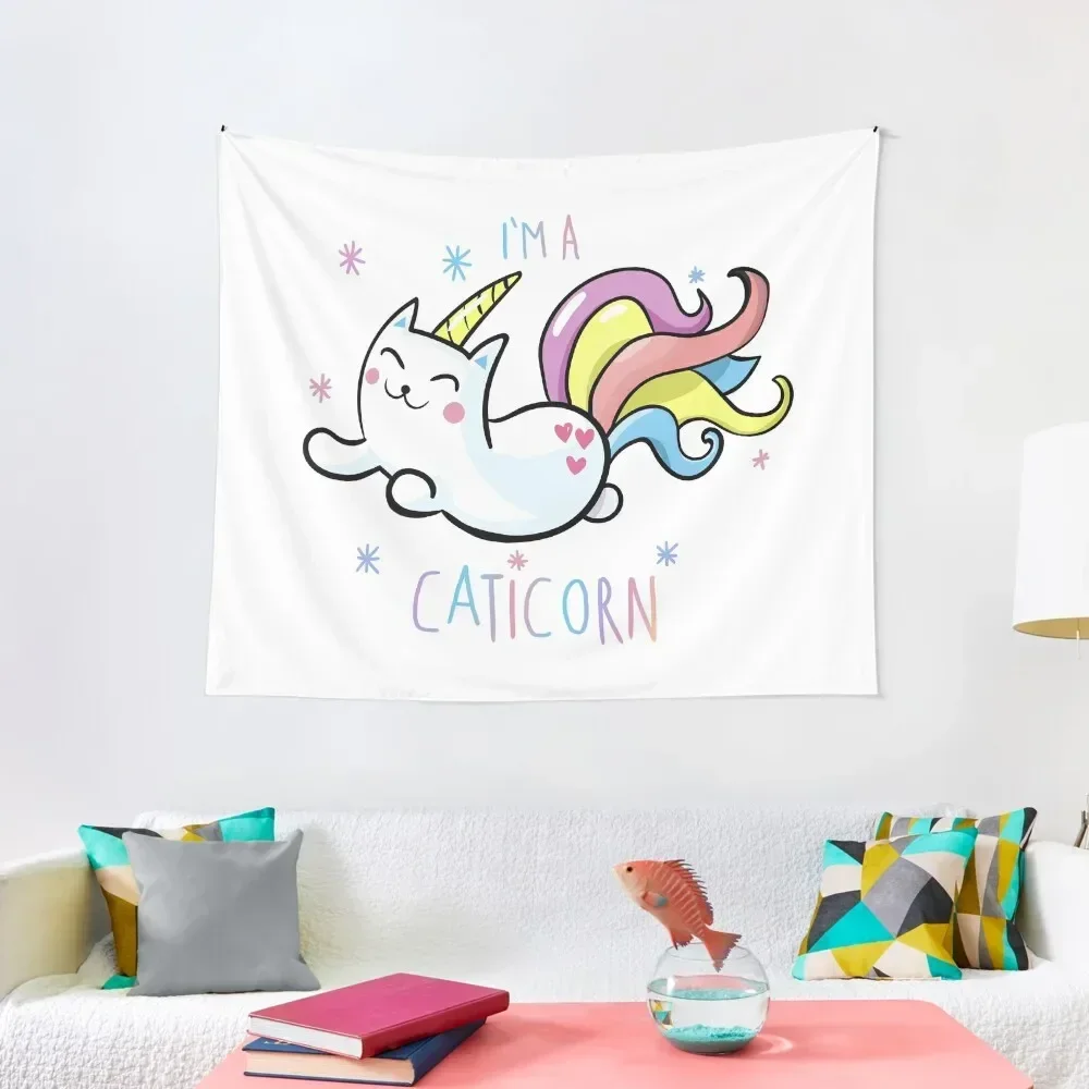 

I'M A CATICORN Tapestry Wall Hanging Home Decor Aesthetic Wall Deco Art Mural Tapestry