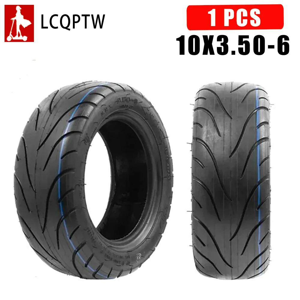 10 Inch Rubber Tubeless Tyre 10X3.50-6 for Electric Scooter Tire Vacuum Balancing Car 3.50-6 Wear-Resistant Anti-Skid Wheels