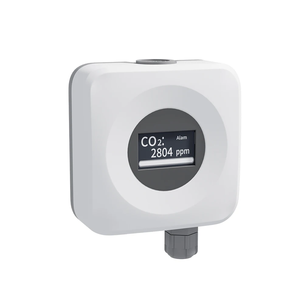 

Wall-Mounted Digital CO2 Concentration Detector Indoor Air Greenhouse Agricultural Use RS485 Carbon Dioxide Sensor Transmitter