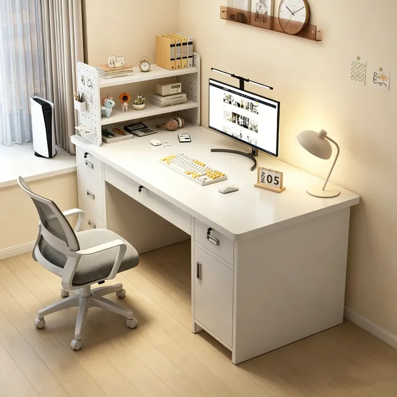 Simple Style Desktop Computer Desk for Bedroom Home Adult Writing Table Worktable Rectangle Table