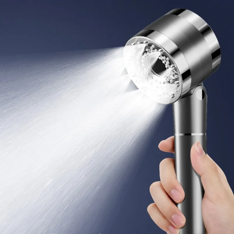 

Household Shower Filter Head Water Saving Hot Cold Mixer Pressurized Handheld Rainfall Shower Faucets Bathroom Accessories