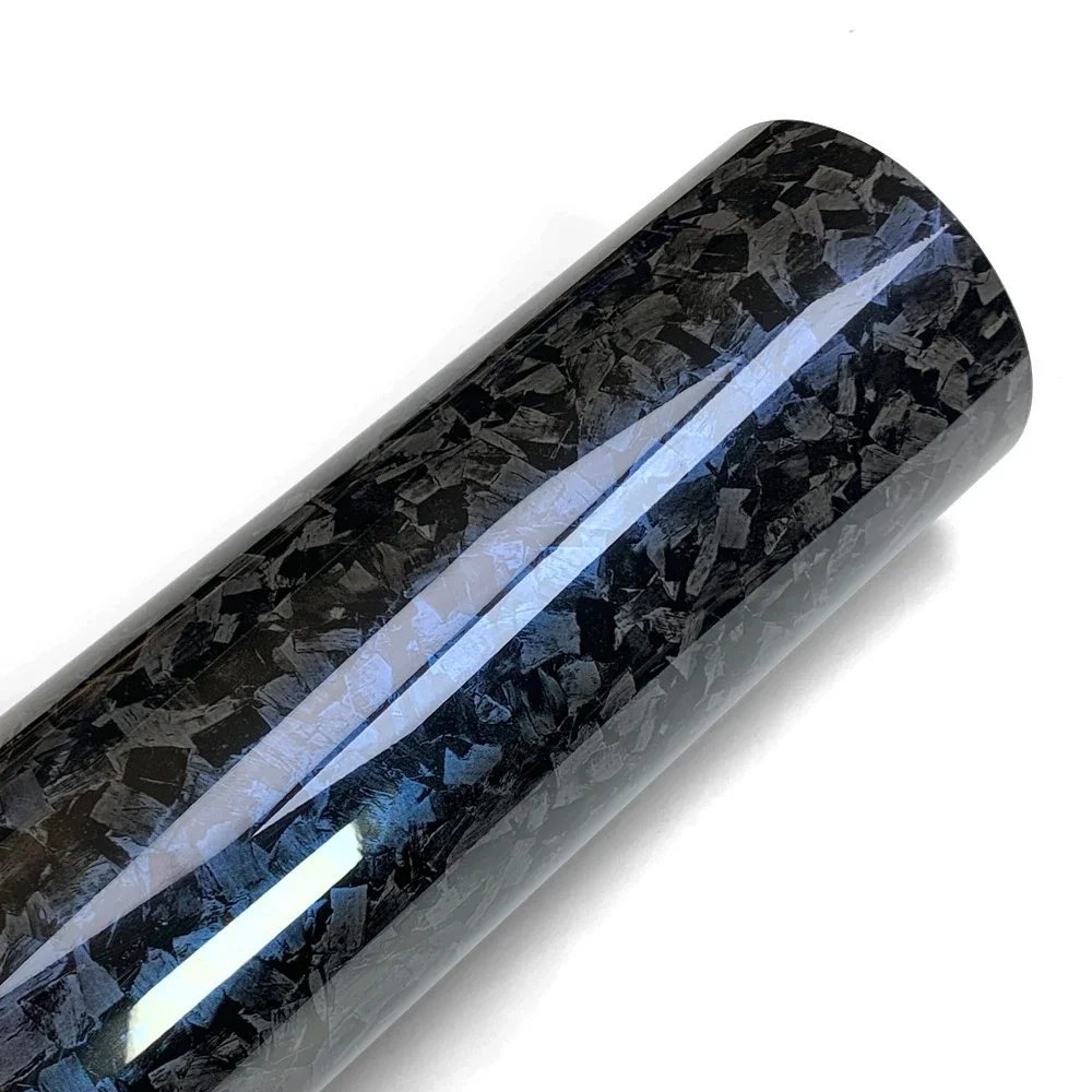 Kohlefaser-Aufkleber Wasserdichte Geschmiedete Carbonfolie Fahrzeugverkleidung Aufkleber Vinyl Auto-Folierung Motorrad-Aufkleber Zubehör – Detail 16