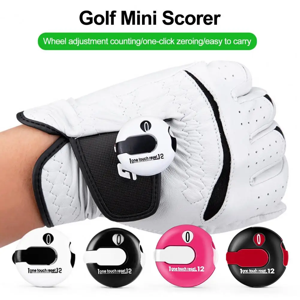 Golf Score Counter With One Touch Reset Portable Golf Counter Clicker Golf Game Scorekeeper