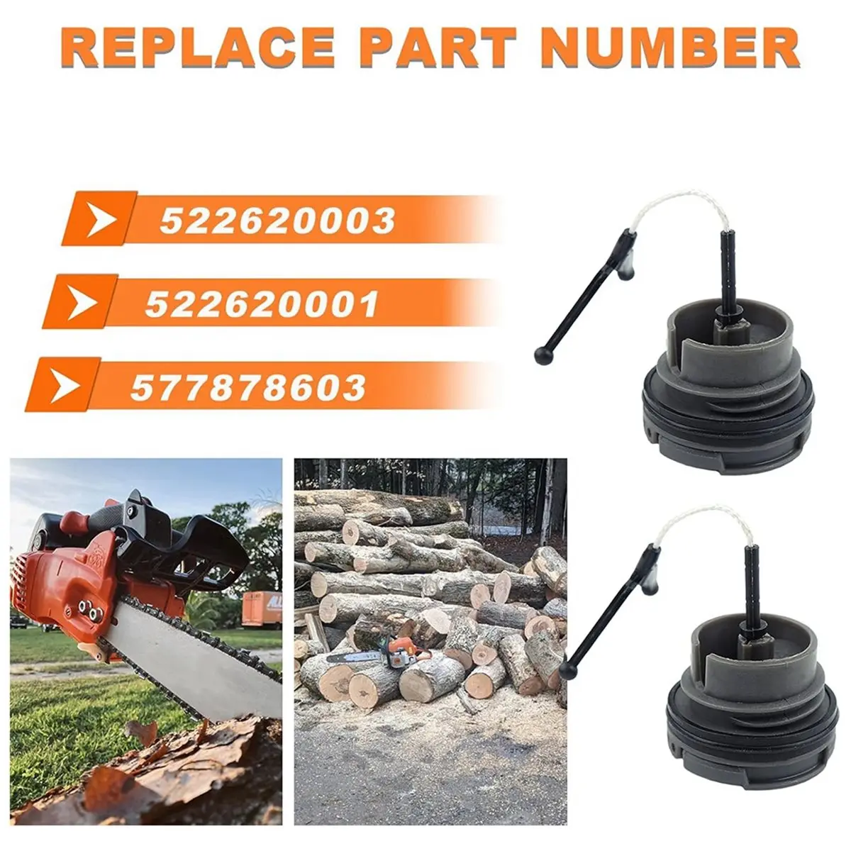 

Комплект масляных колпачков для бензопилы Rancher 550XP 562XP 130 135 435 440 445 450 455 Rancher 550XP 522620001 522620003