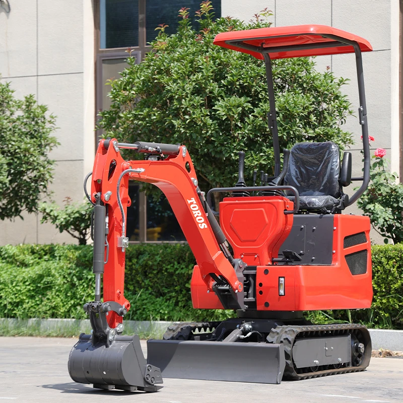 TOROS new Mini Excavator Price 1 Ton  Customized Mini Excavator Digging Hydraulic Small Micro Digger Machine For Sale