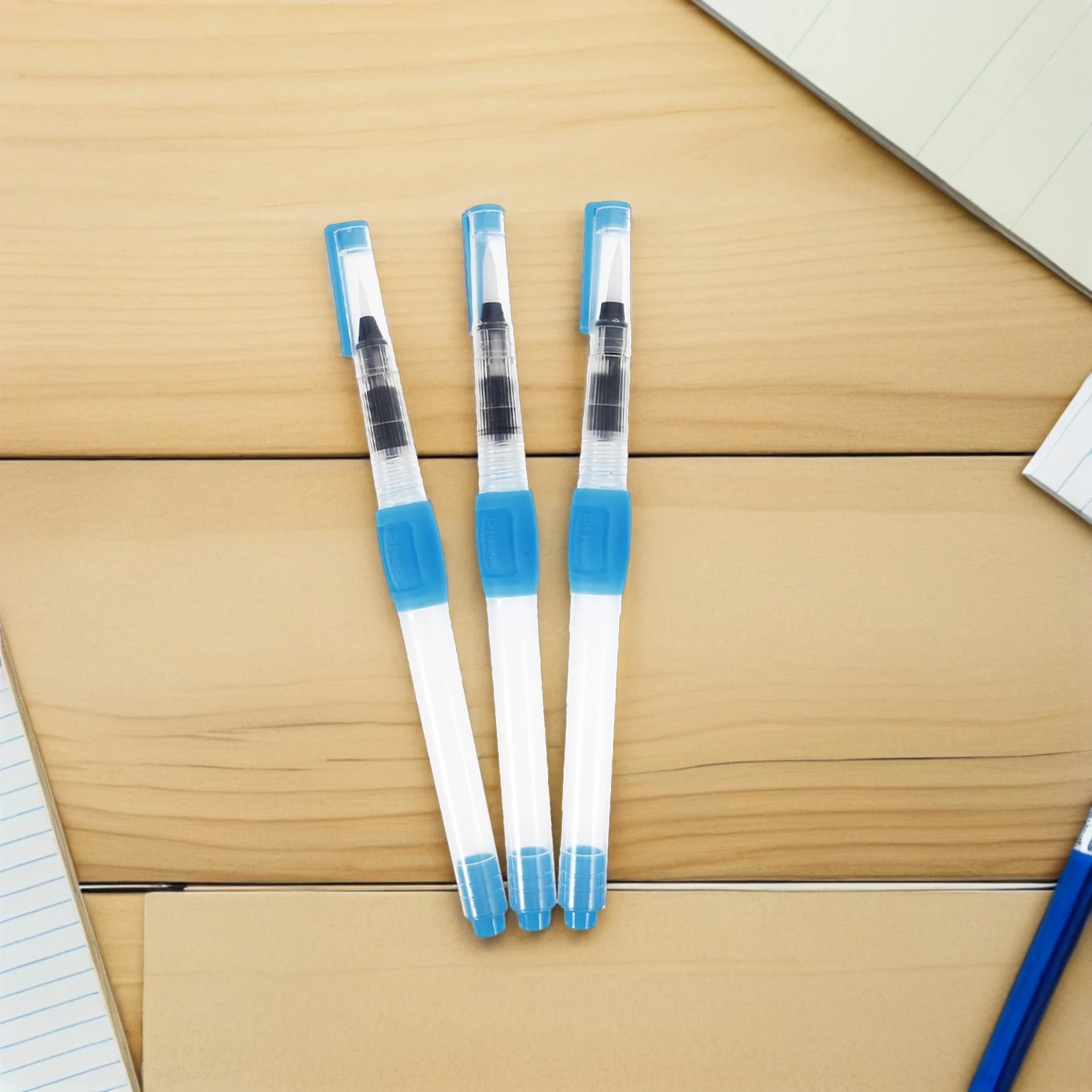 

6Pcs Watercolor Brush Pens Refillable Water Brushes Ergonomic Design for Watercolor Painting Calligraphy Beginners