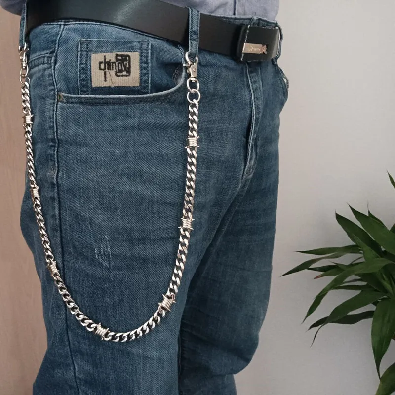 

Hip Hop Rock Goth Punk Hipster Trousers Chains Pant Jean Keychain Gothic Accessories Party Gifts
