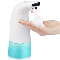 SEWS-250Ml Automatic Soap Dispenser, Touchless Infrared Foaming Soap Dispenser Hand Free Countertop Soap Dispensers Automatic