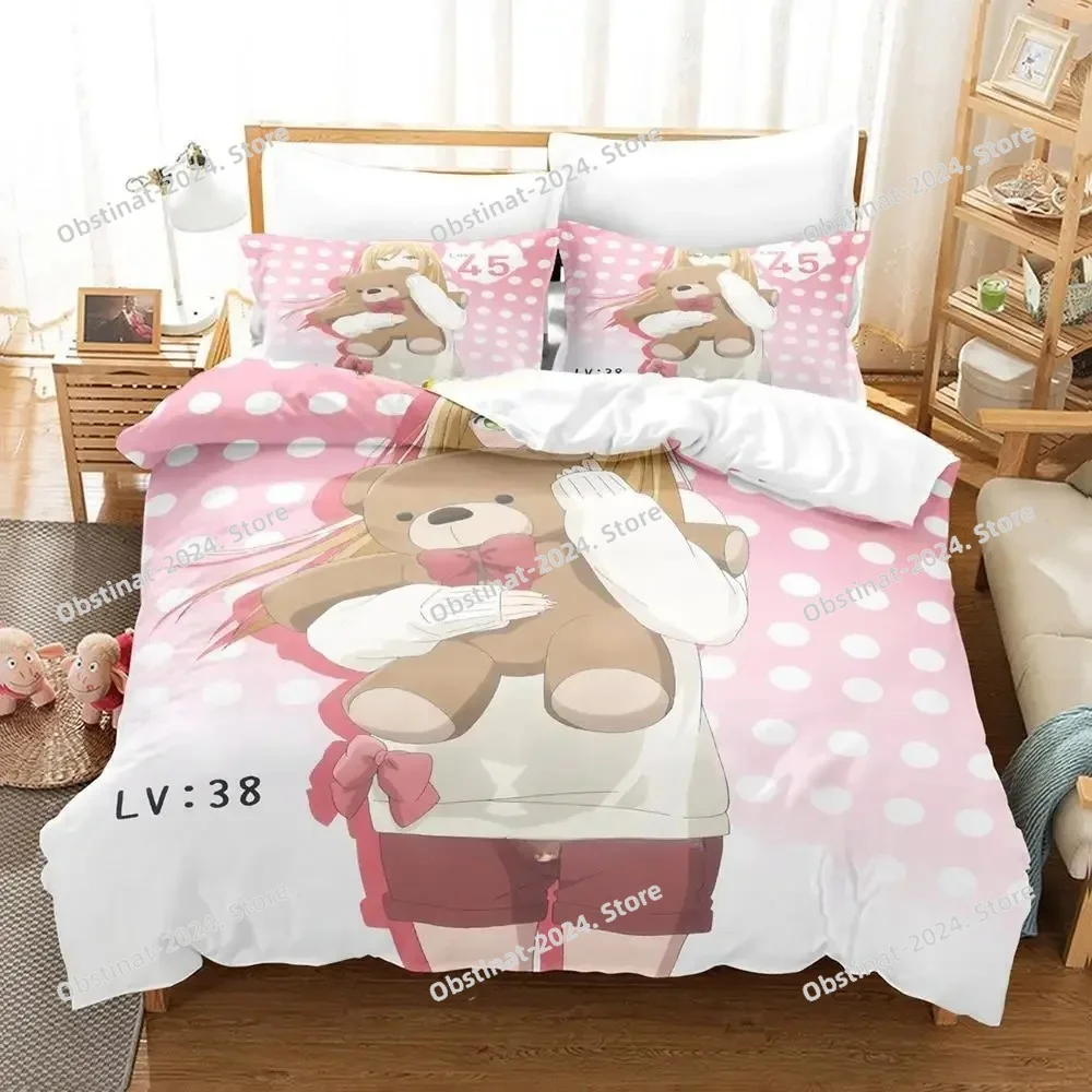 

My Love Story with Yamada-kun at Lv999 Bedding Set Printed Duvet Cover Pillowcase Single Double Style Queen King Size Sets
