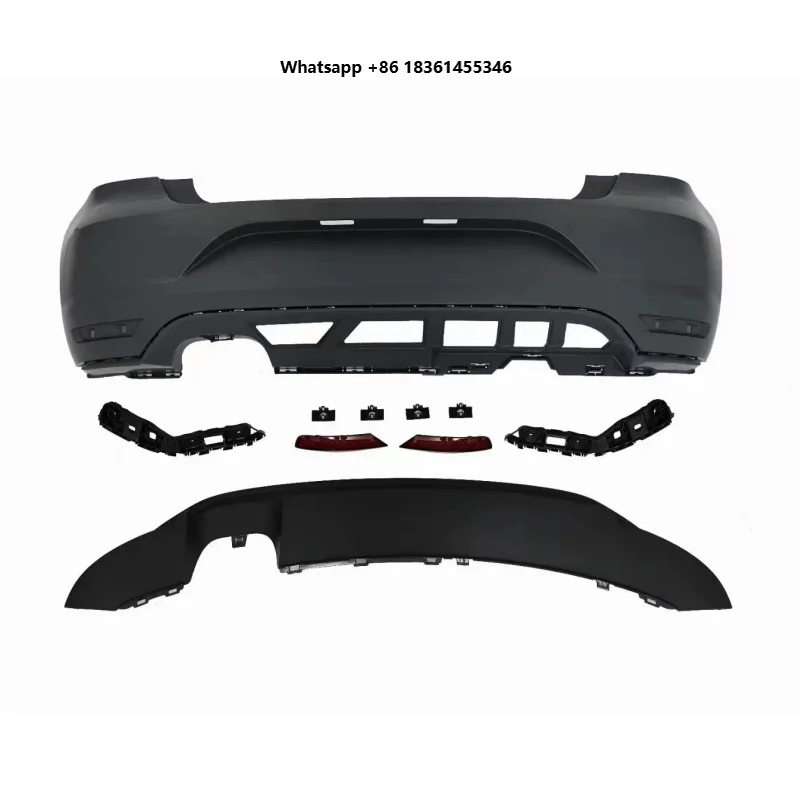 

For vw POLO 2010-2017 modified Car rear Body kit Surround Auto accessories Rear Bumper