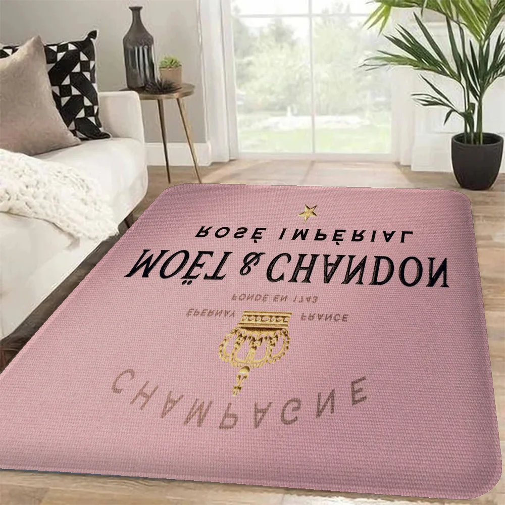 Martha's Vineyard Moet & chandon Brut Rose'lmperial NV Door Mat Nordic Style Home Doormat Bathroom-Toilet Mats Bedroom Alfombra