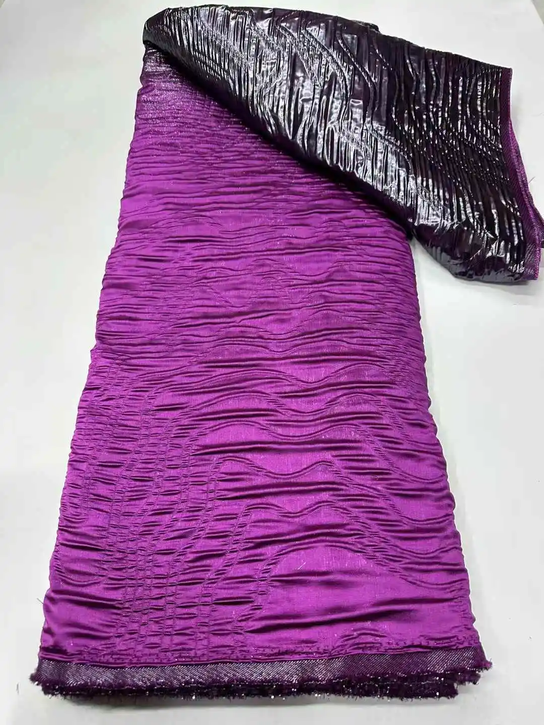 High Quality African Nigerian Jacquard Lace Fabric Organza Jacqurad Party Dress Brocade Jacquard French Lace For Wedding Party