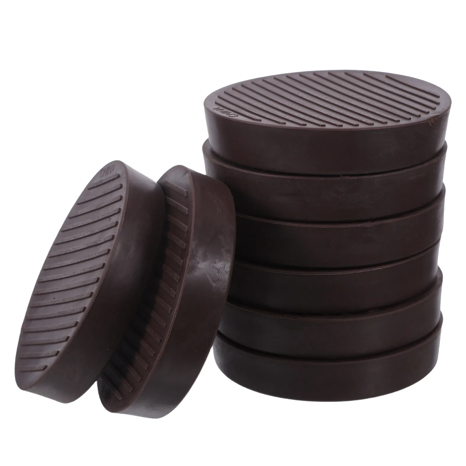 

Набор из 8 нескользящих подставок для мебели, 8,5 см, резиновые накладки-протекторы для пола, для стульев, кроватей, диванов, защитные накладки-фиксаторы