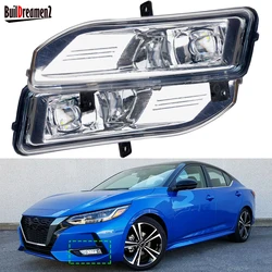 30W 4000LM LED Lens Fog Light Assembly For Nissan Sentra 2020 2021 2022 Car Front Bumper Fog Lamp Harness Wire Bracket H11 12V