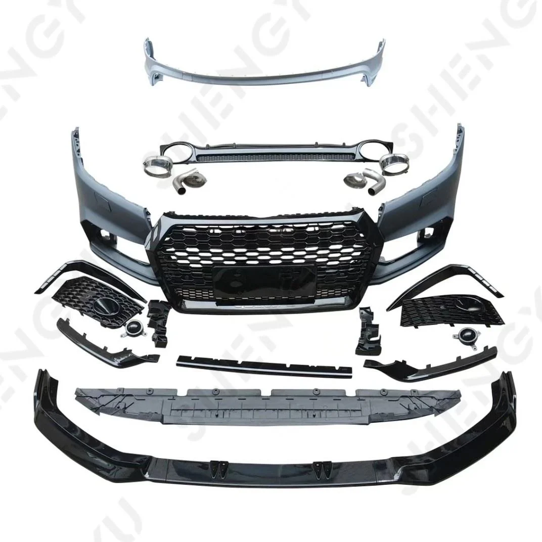 

STLF High Quality Car Body Kit for AUDIs Q5 2018-2020 Upgrade to RSQ5 Style Include Front Rear Bumper with Grille