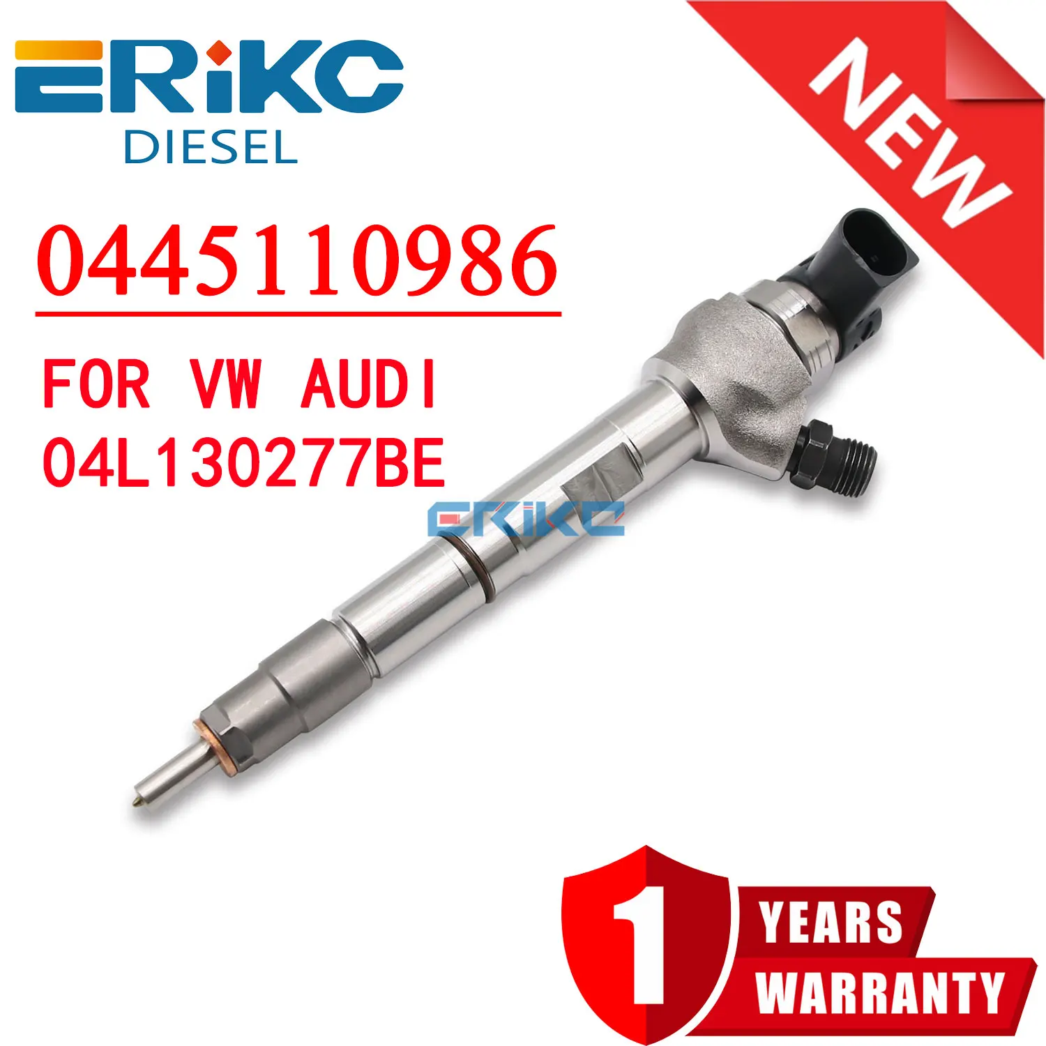 

0445110986 Oil Fuel Injector 0 445 110 986 Common Rail Injection Nozzle 0445 110 986 for Bosch VW T6 crafter MAN TGE 04L130277BE