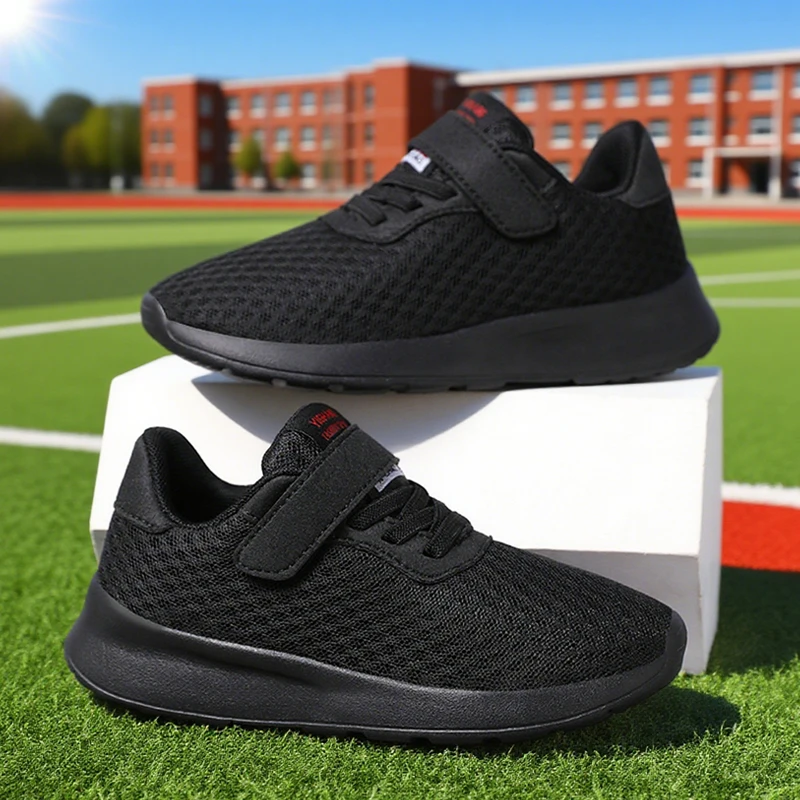 

Модные детские кроссовки для мальчиков, школьные кроссовки для бега для девочек, спортивные теннисные осенние дышащие кроссовки для отдыха, детская прогулочная обувь