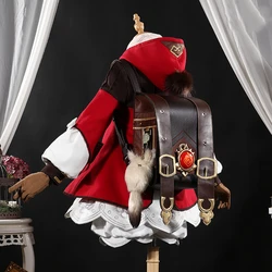 Genshin Impact Cosplay Klee Cosplay Costume Backpack Wigs Shoes Loli Party Outfit Uniform Christmas Halloween Costume Carnival
