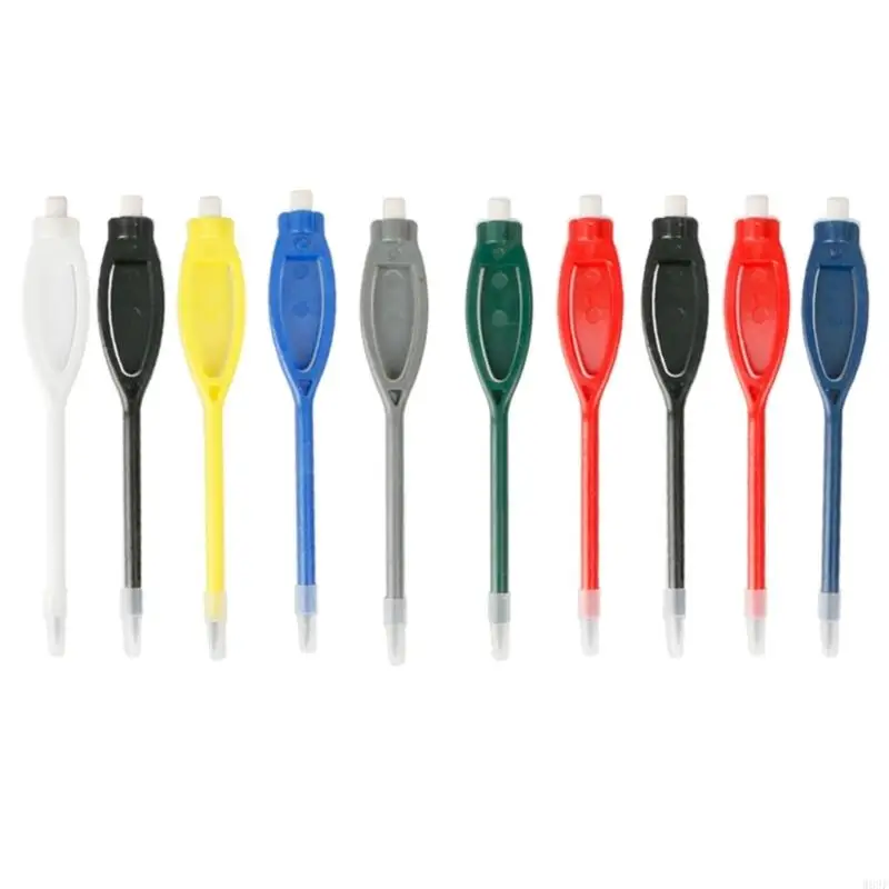 

10pack Rectangular Clip Golf Pencils Golf Scoring Pen Pencil Training Clip W89F