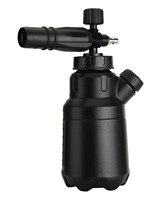 2025 Hot Sale Home Use High-Pressure Car Wash Cleaner Water Gun with 1L Foam Dispenser Sprayer Black Sprayer Foam Cleaning Gun