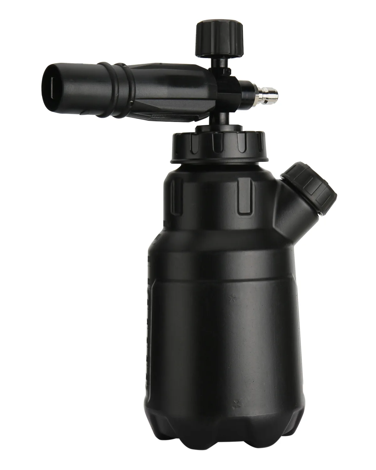 2025 Hot Sale Home Use High-Pressure Car Wash Cleaner Water Gun with 1L Foam Dispenser Sprayer Black Sprayer Foam Cleaning Gun