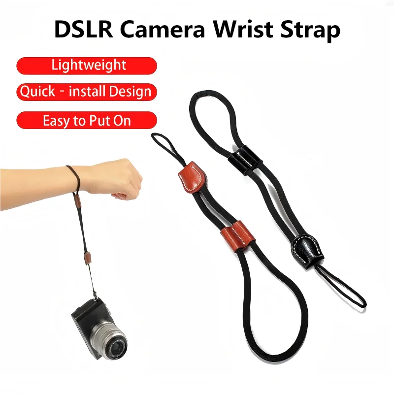 Camera Wrist Strap Adjustable Nylon Hand Strap Quick Install Anti-slip Lanyard For DSLR Mirrorless Sony Canon Nikon Fuji Leica