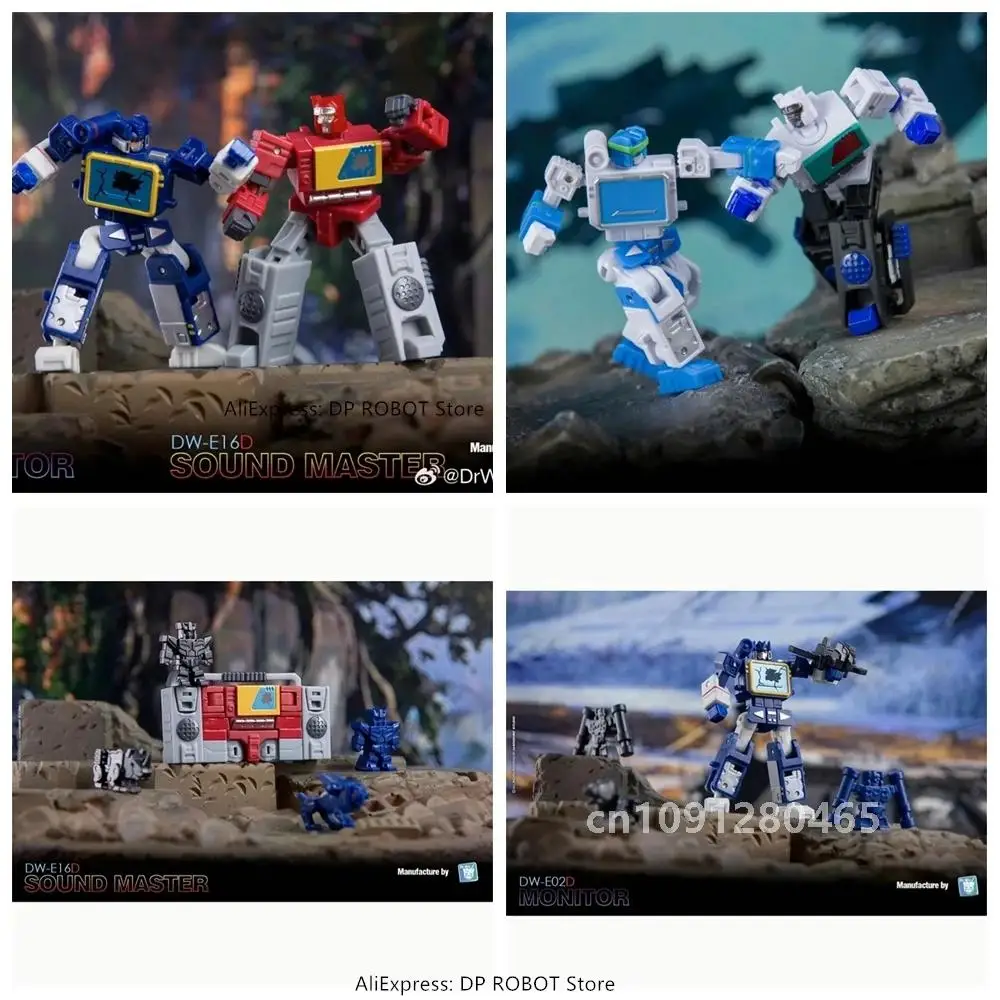 NEW Transformation DR. WU DW-E02D DW-E16D DW-E02M DW-E16M Blaster Soundwave Mini Action Figure With Box