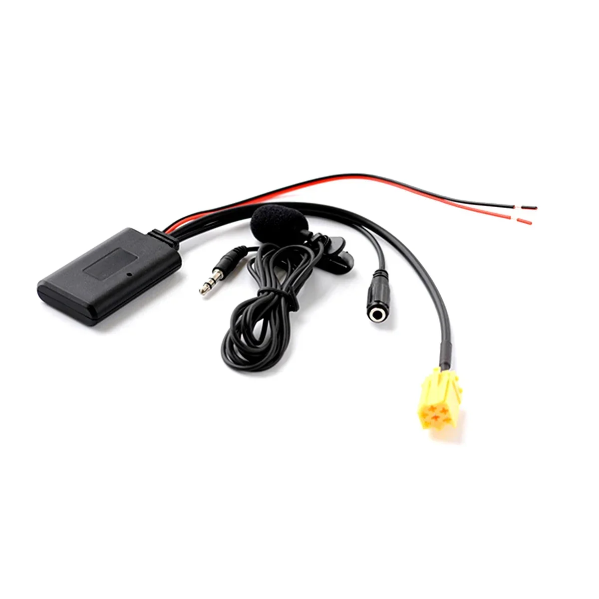 For 6 Pin Audio CD Head Unit bluetooth Aux Receiver Cable Adapter with microphone for Alfa Romeo 159 for Fiat Grande Punto