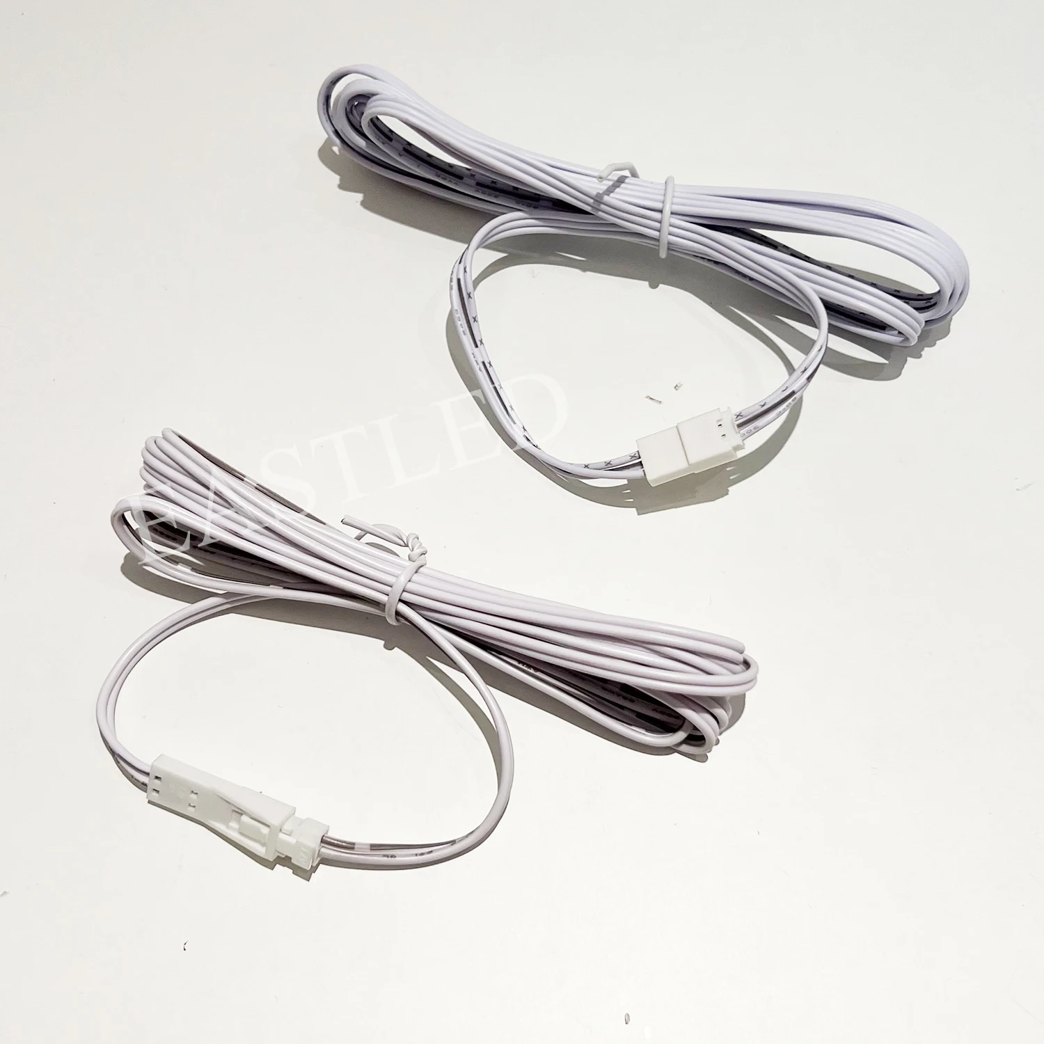 10pcs/ lot Dupont Extension Cord with Snap 2468 JST Connection Cable 14cm 2meter Light Extension Wire 2pin Male to Female Plug