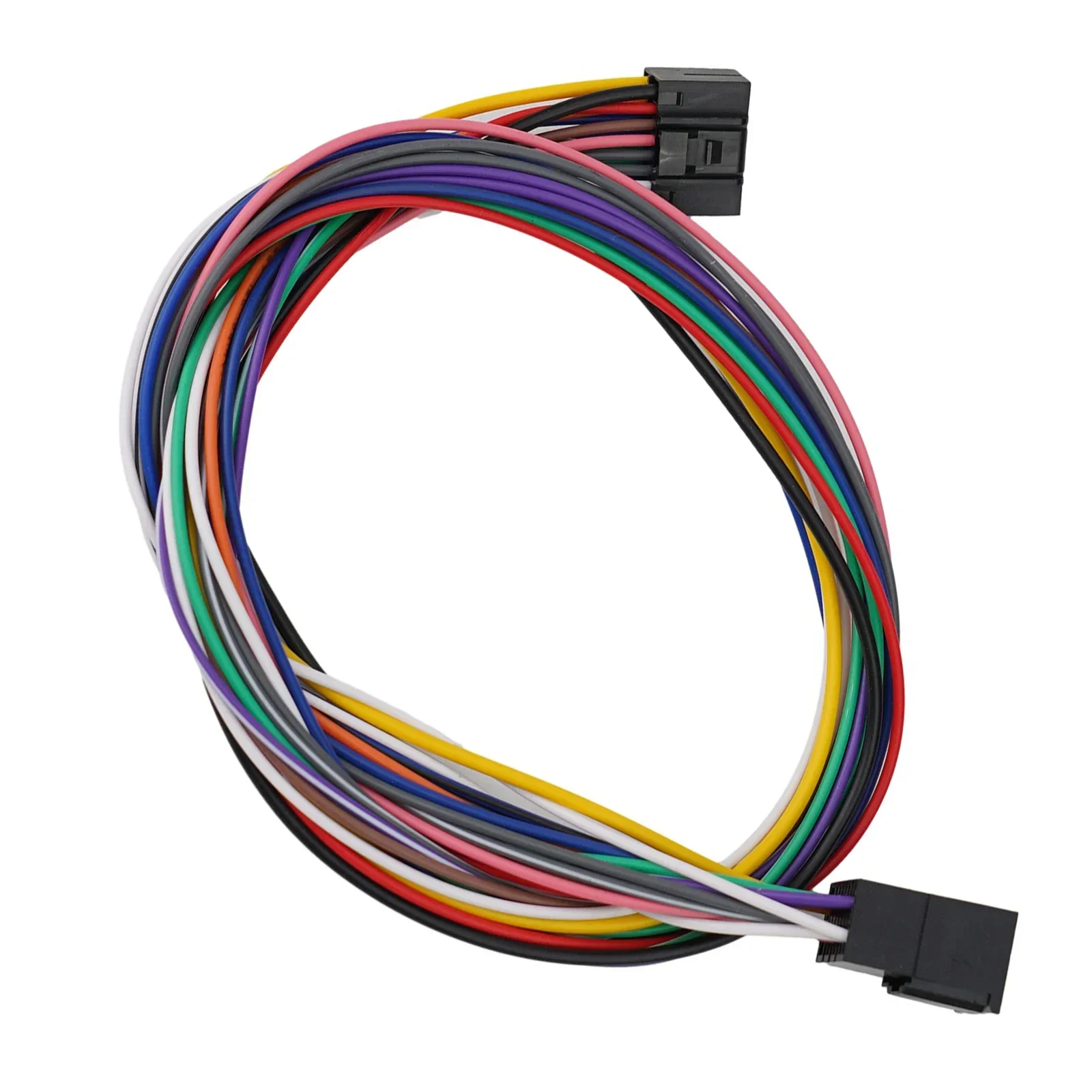 

16 Pin Car Stereo Radio ISO Harness Extension Cable 60cm Power Cable Steering Wheel Control Adapter Cable For Android