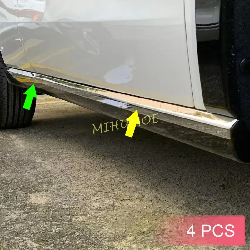 

Stainless Steel Door Body Side Skirts Molding Trims For Honda ZR-V ZRV 2023 2024 2025 Accessories