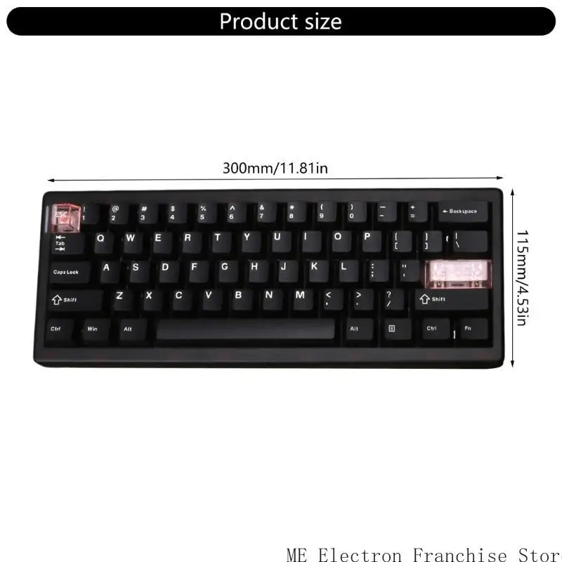 T5EA QK61 V2 لوحة مفاتيح ألعاب لاسلكية 60 ٪ مع إضاءة الألوان والمتانة 3000mAh بطارية لوحة مفاتيح MINI