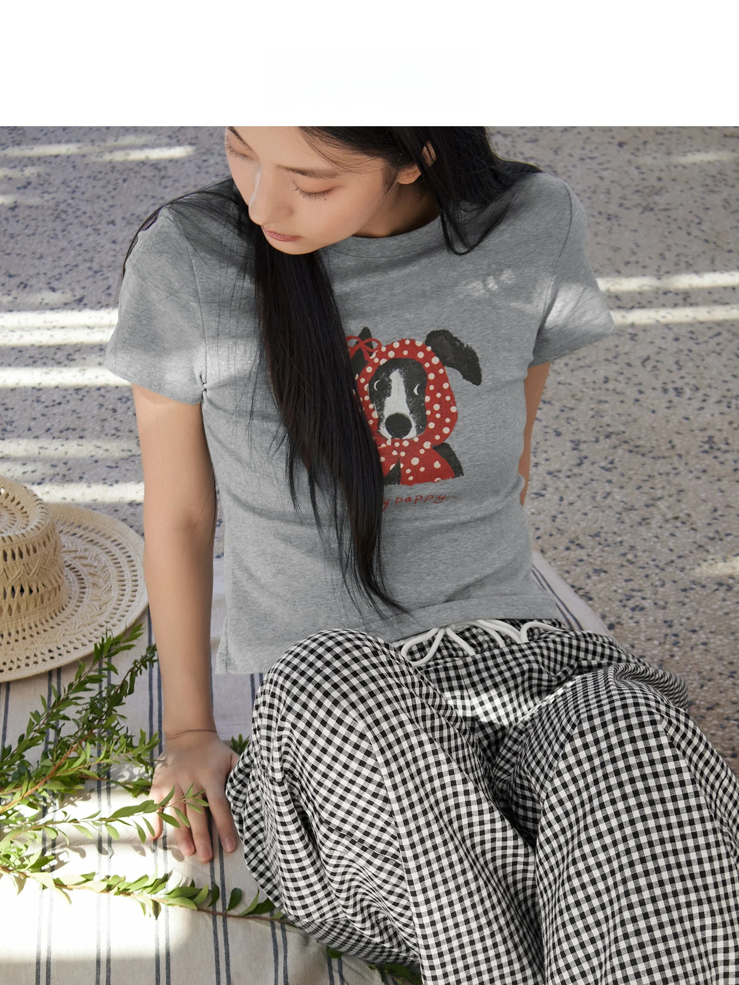 baiyan-women's-summer-cool-feeling-modal-cotton-pajamas-slimming-wide-leg-short-sleeve-home-clothes-set-comfortable-breathable