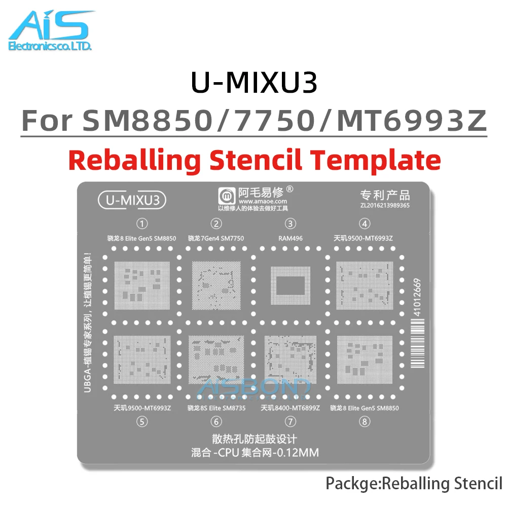 Cpu Ram Bga Stencil…