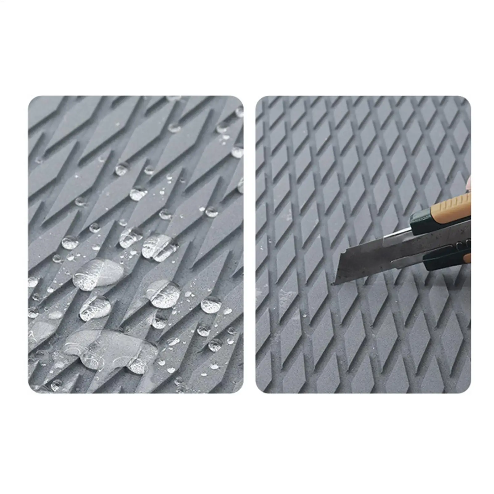 トラクションパッド-ノンスリップ防水自己粘着デッキマット-60x19cm-スキムボードグリップ-ウェイクボード用-ウォータースキー-フィッシング-バス-マグロ用