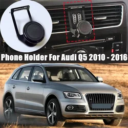Car Phone Holder For Audi Q5 2010-2016 Air Vent Mount Car Bracket GPS Stand 360 Degree Rotatable Support Mobile Car Accessories