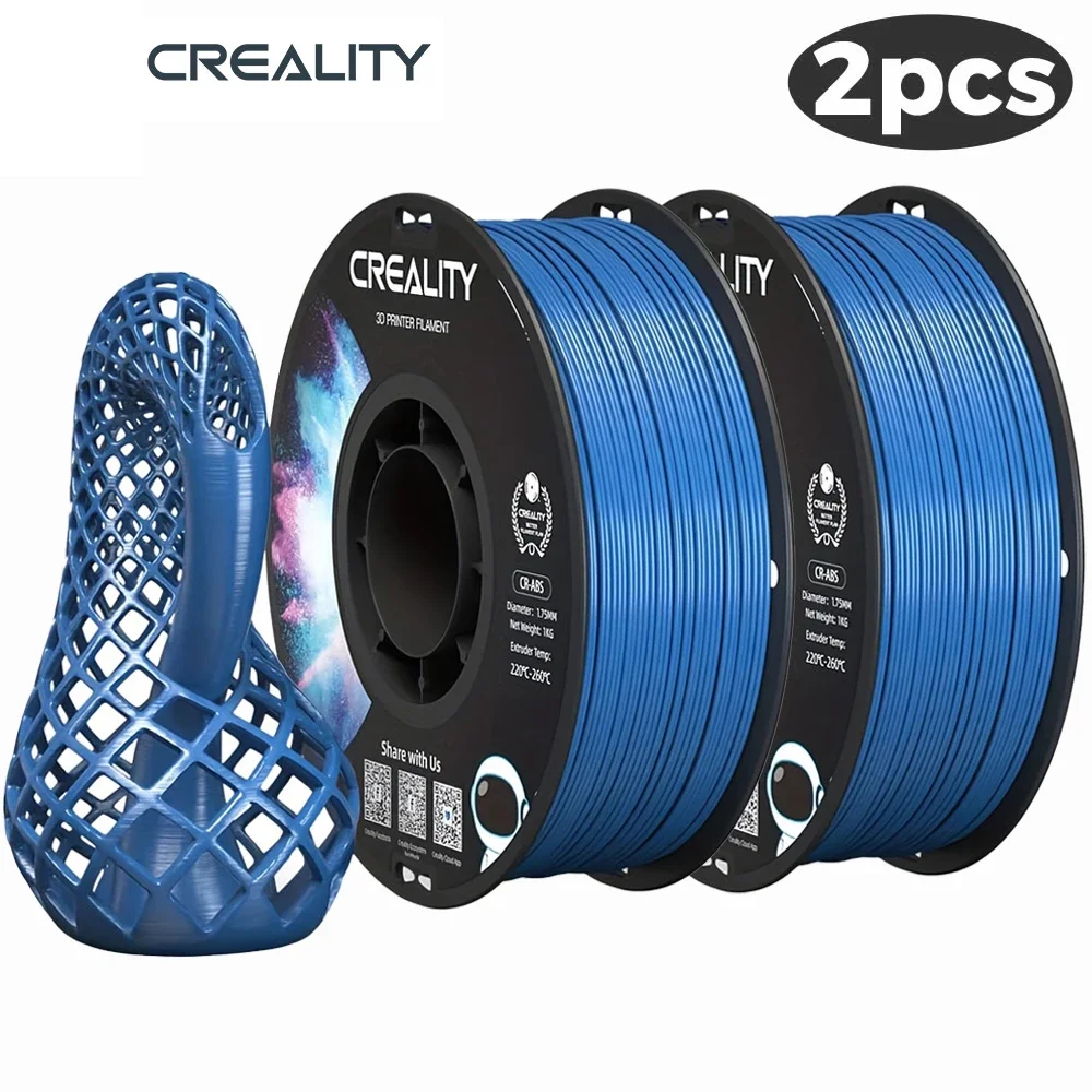 

2/Rolls Creality TPU Filaments 1kg in Blue Color 1.75mm TPU Filaments Soft Glue High Rebound 210-240℃ Printing Temperature