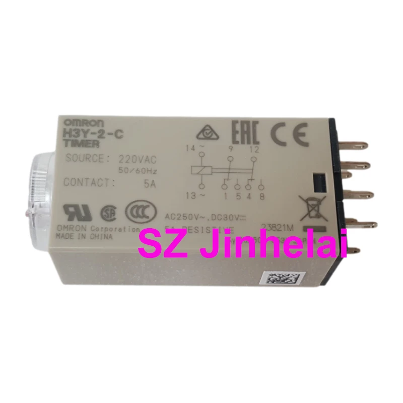 OMRON H3Y-2-C  30S  60S 220VAC Authentic original Delay Timer Relay Time on Relay реле времени