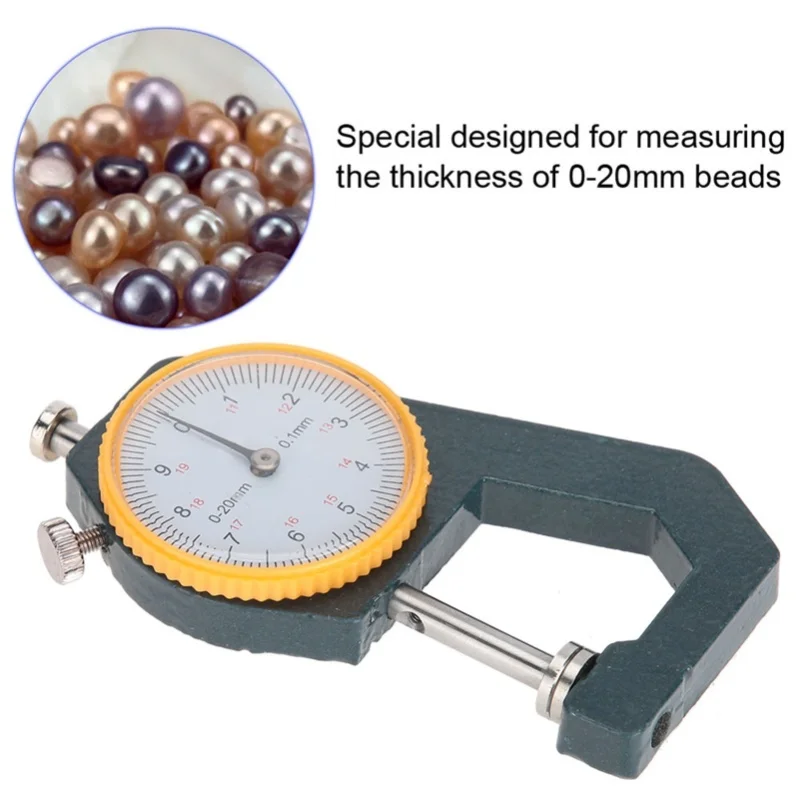 0-20mm Pearl Thickness Bead Diameter Jewelry Measuring Instruments Gauge Calipers