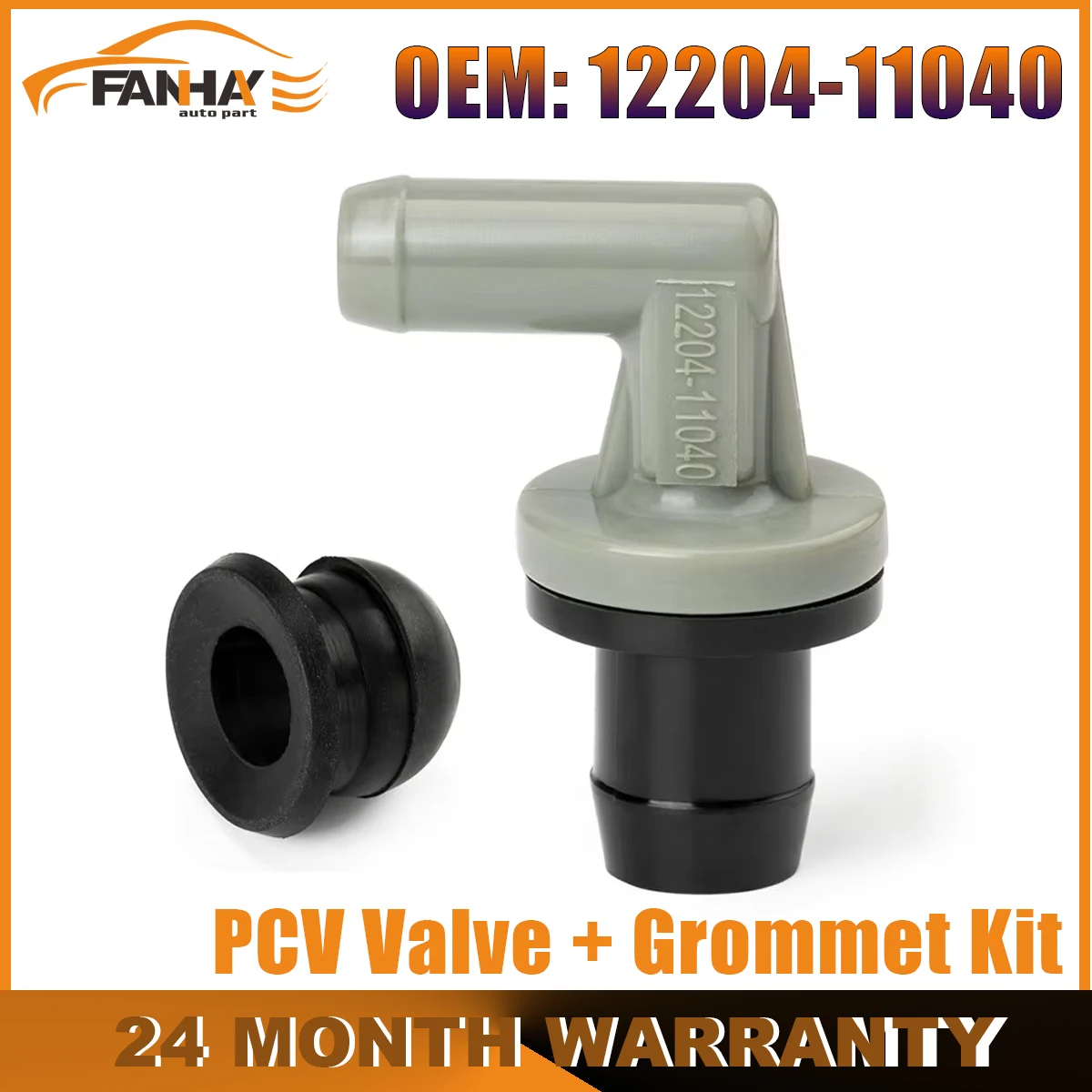 

PCV Valve + Grommet Kit 12204-11040 1220411040 E301-13-338A For Toyota Celica Tercel Starlet Camry Corolla Paseo Replacement