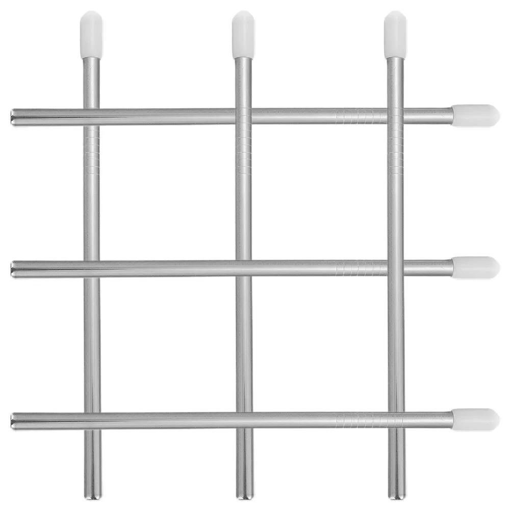 6 Pcs Stainless Steel Dishwasher Drain Rack 1820X060X060CM Bottle Holder Fits All Standard Racks Easy Install Space