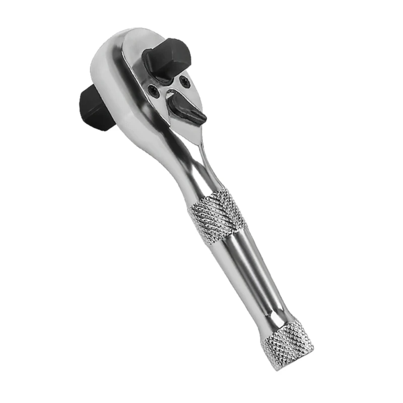 1/4 Inch Ratchet, Double Ended Ratchet Mini Ratchet Wrench, Socket Wrench, 72 Tooth Quick Release Dropship