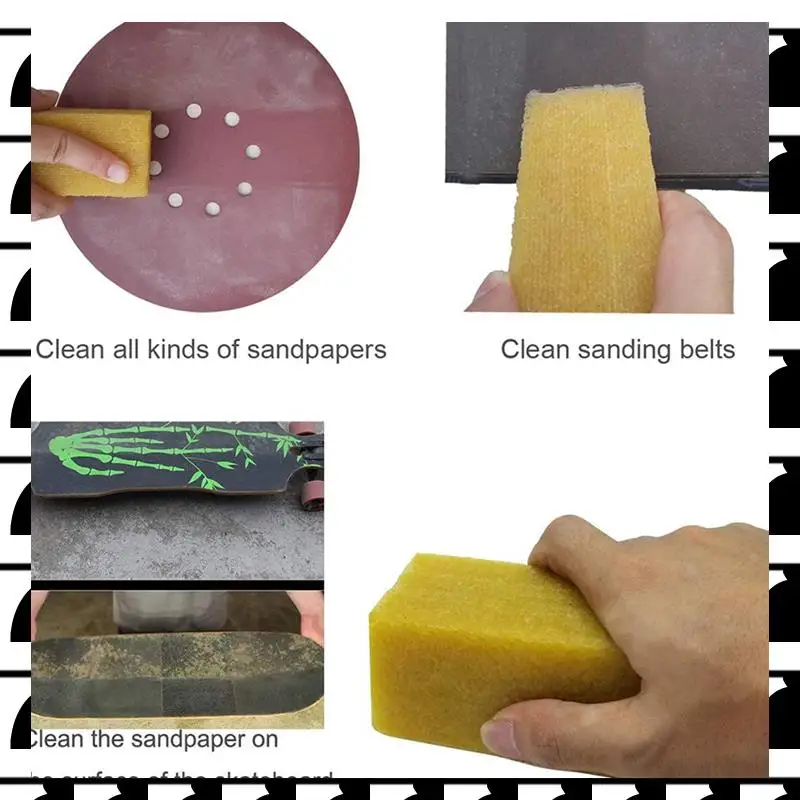 

A44U 6X Abrasive Cleaning Stick Sanding Belt Band Drum Cleaner Sandpaper Cleaning Eraser 35X35x105mm